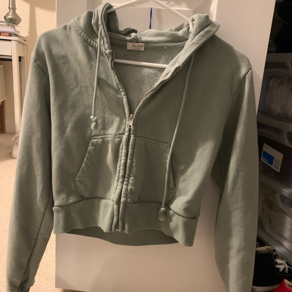 Brandy Melville green sweatshirt.